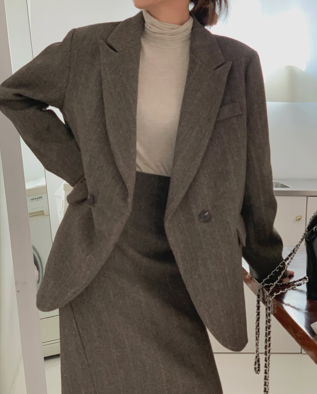 jaures herringbone jacket