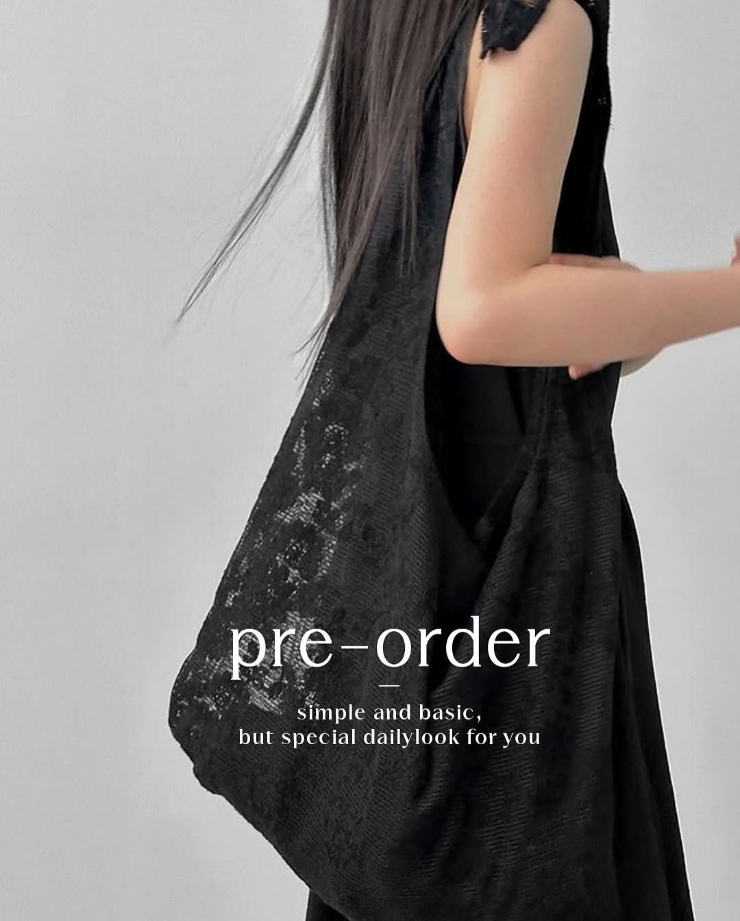 flower embroidery bag (pre-order)