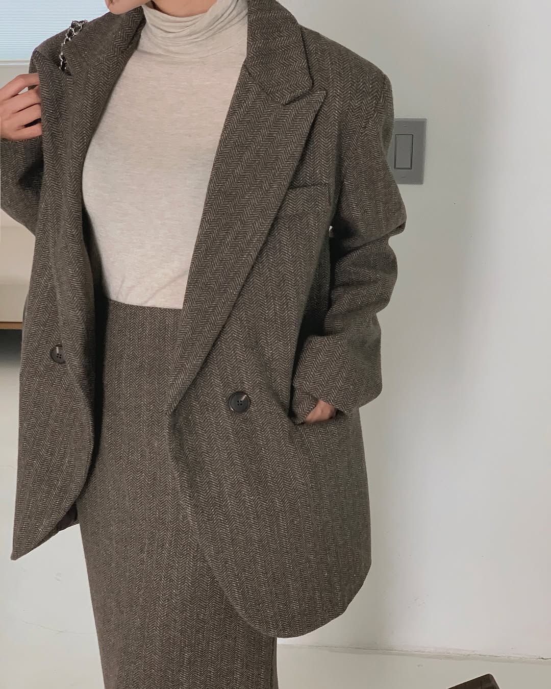 jaures herringbone jacket