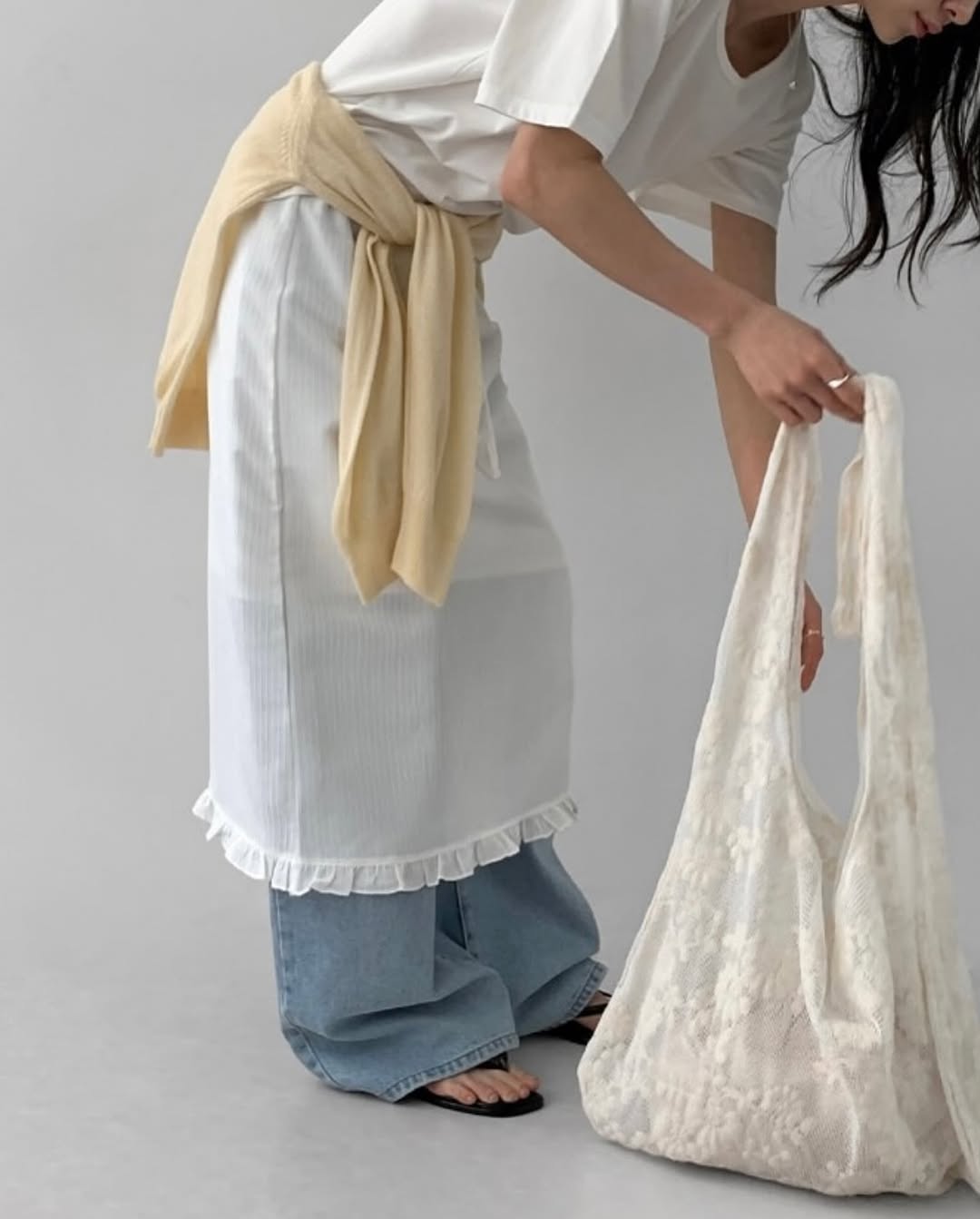 flower embroidery bag (pre-order)