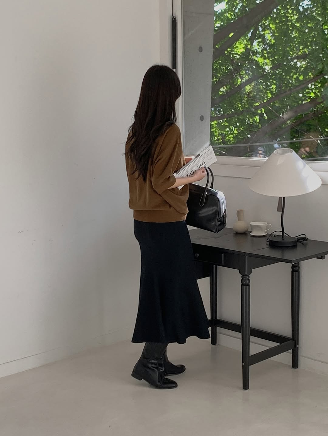cash wholegarment knit