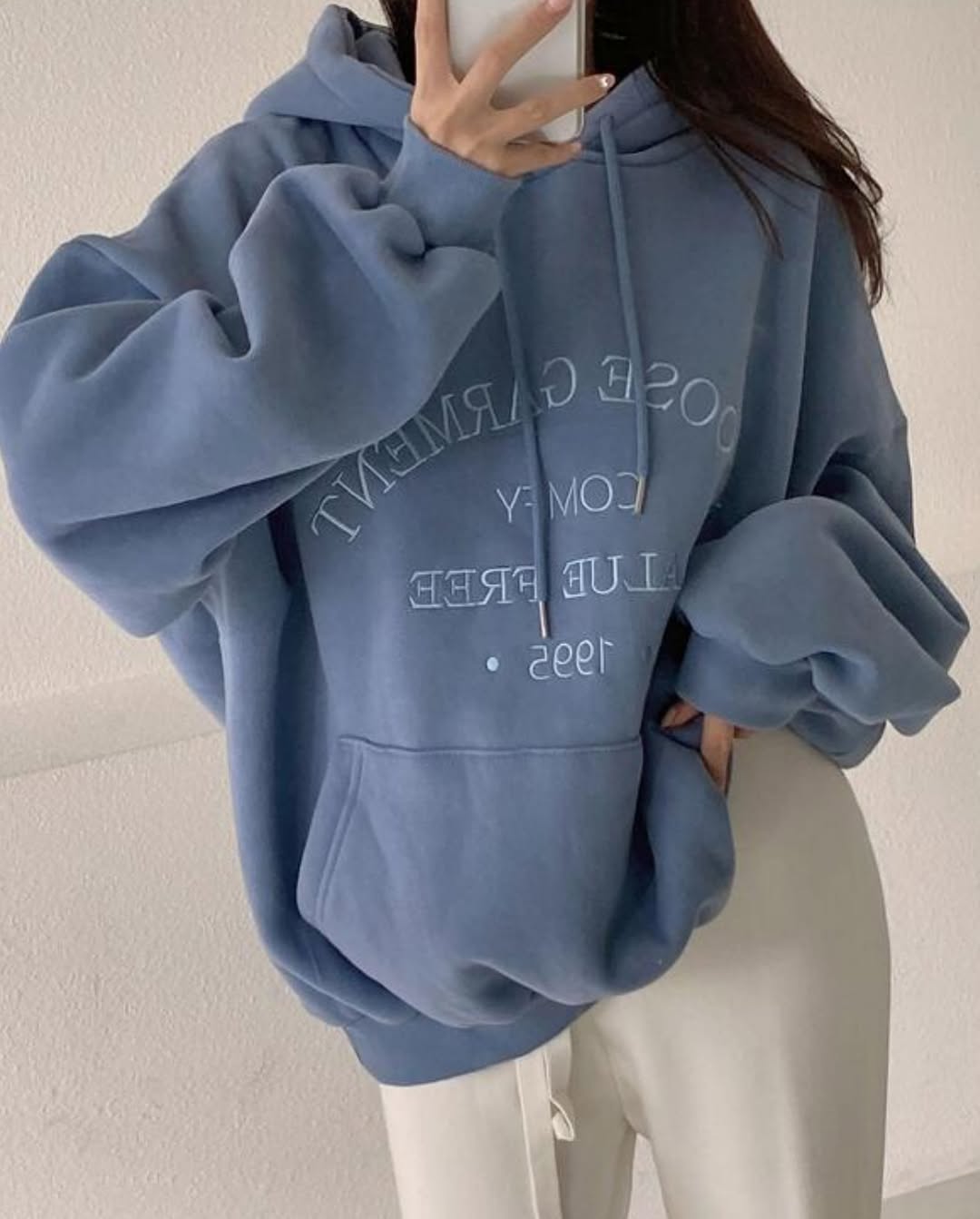 garment fleece hoodie