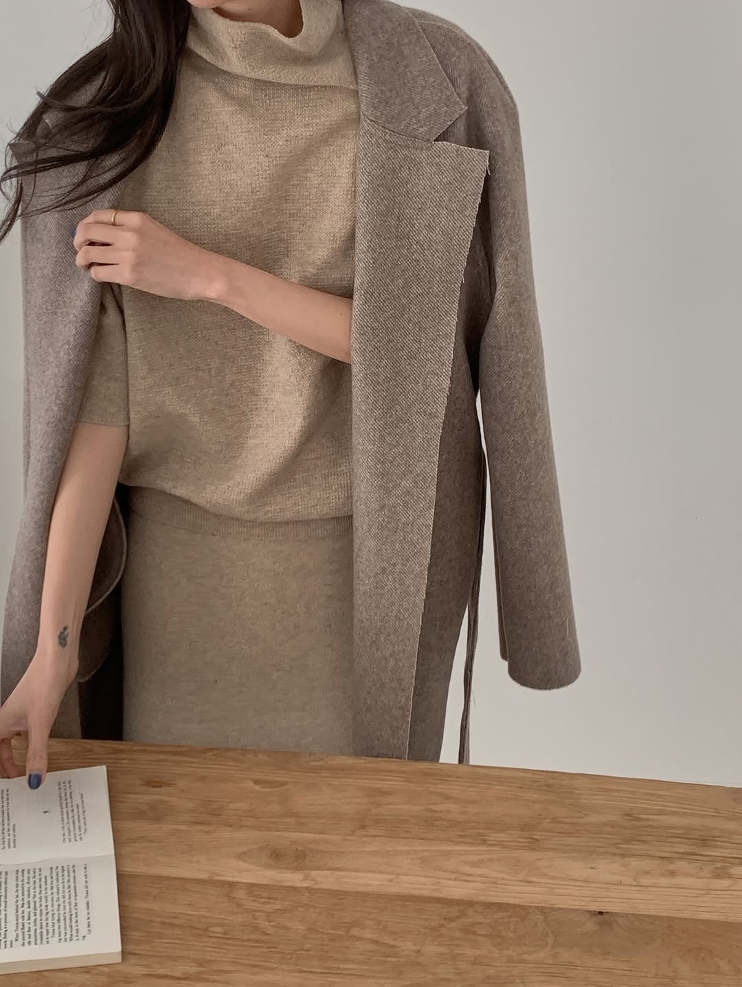 cash wholegarment knit