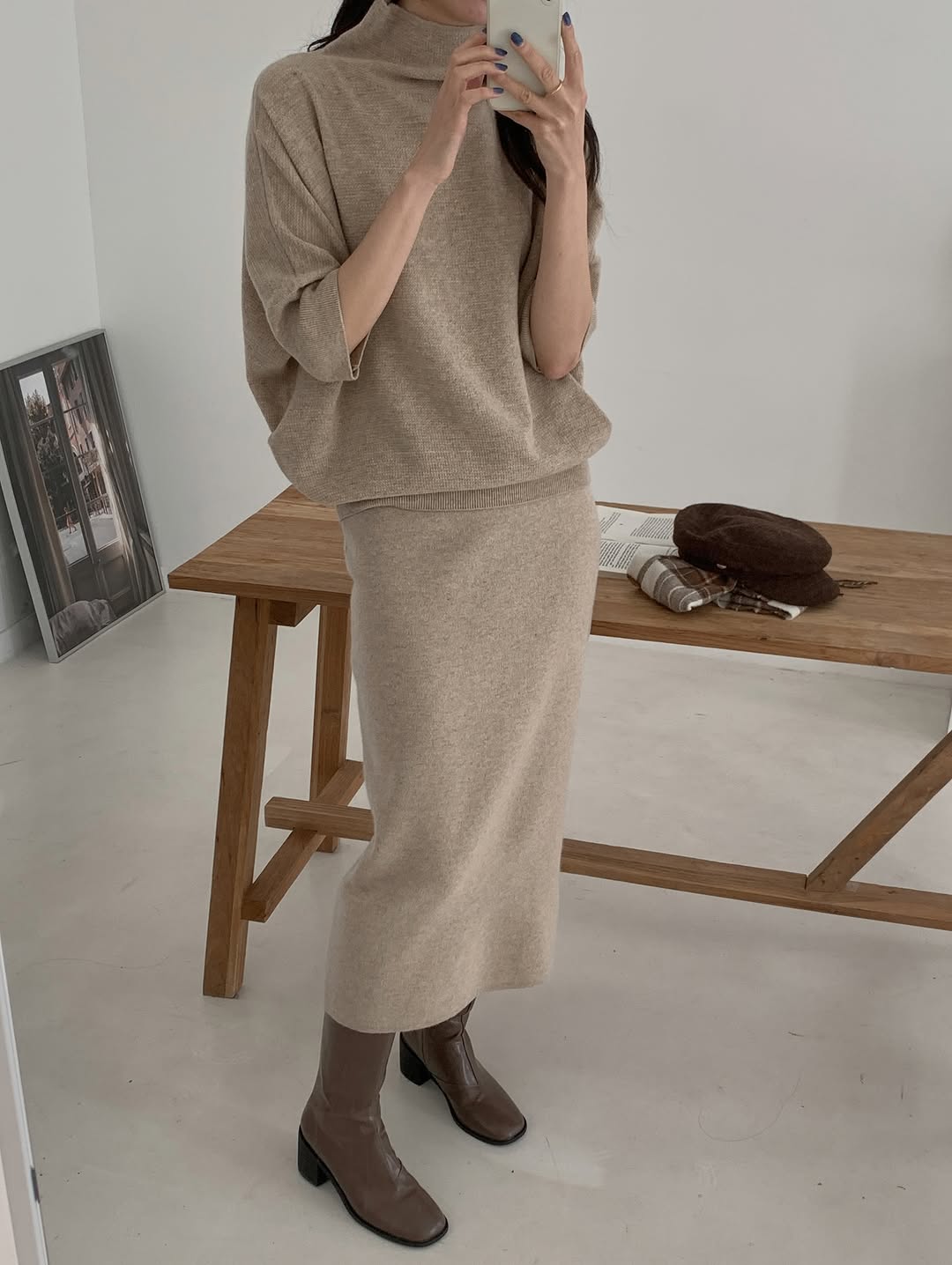 cash wholegarment knit