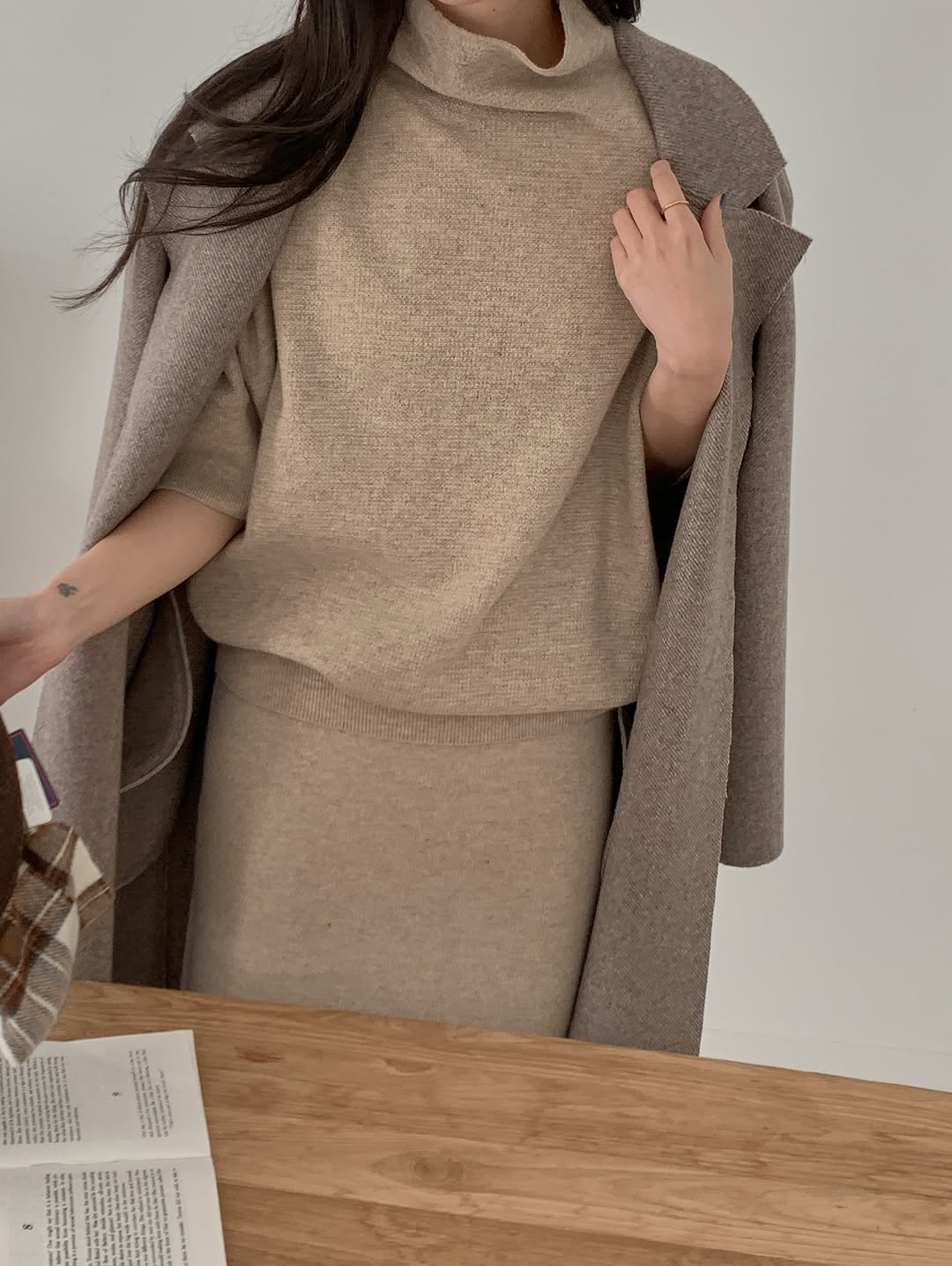 cash wholegarment knit