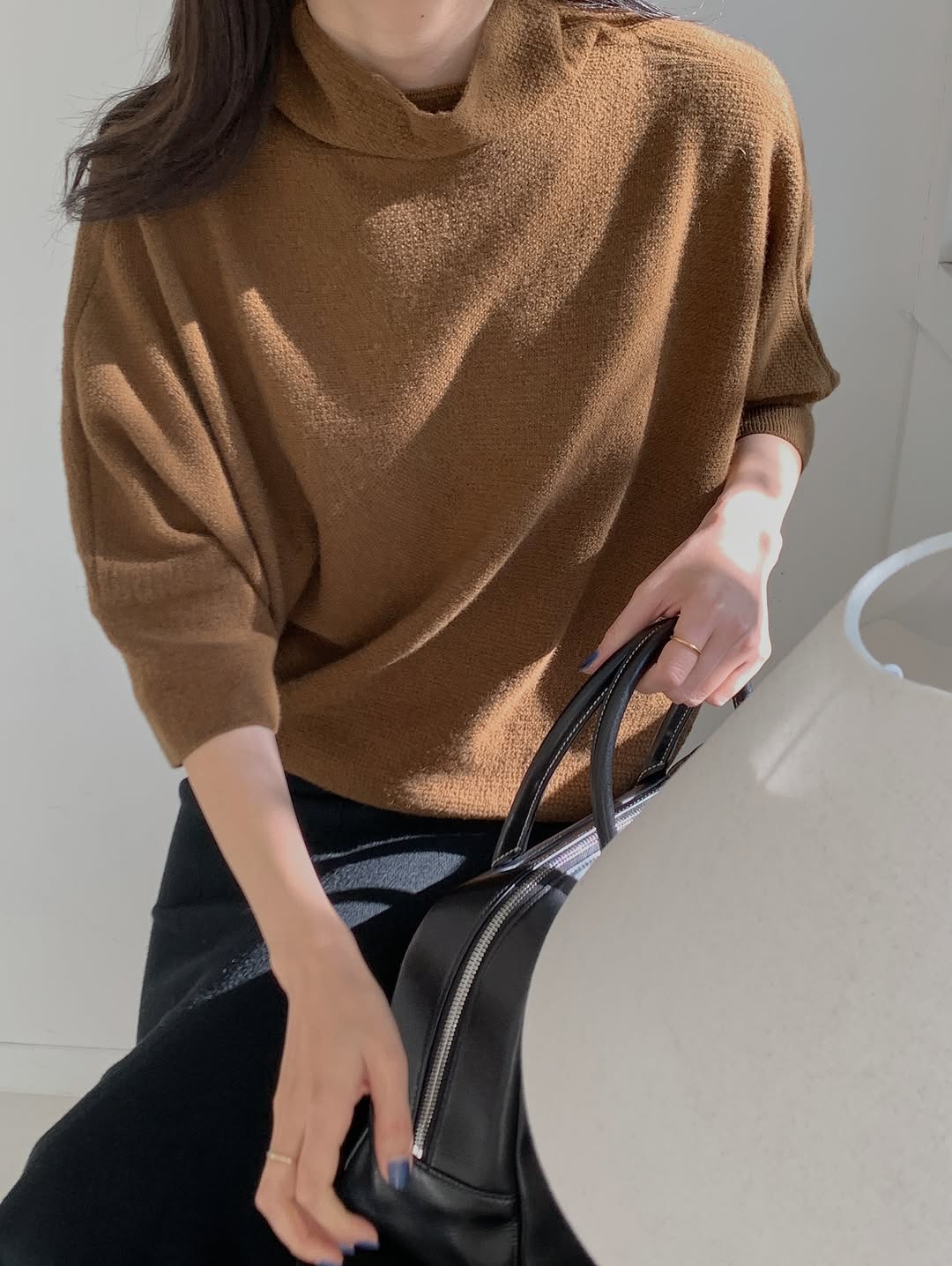 cash wholegarment knit