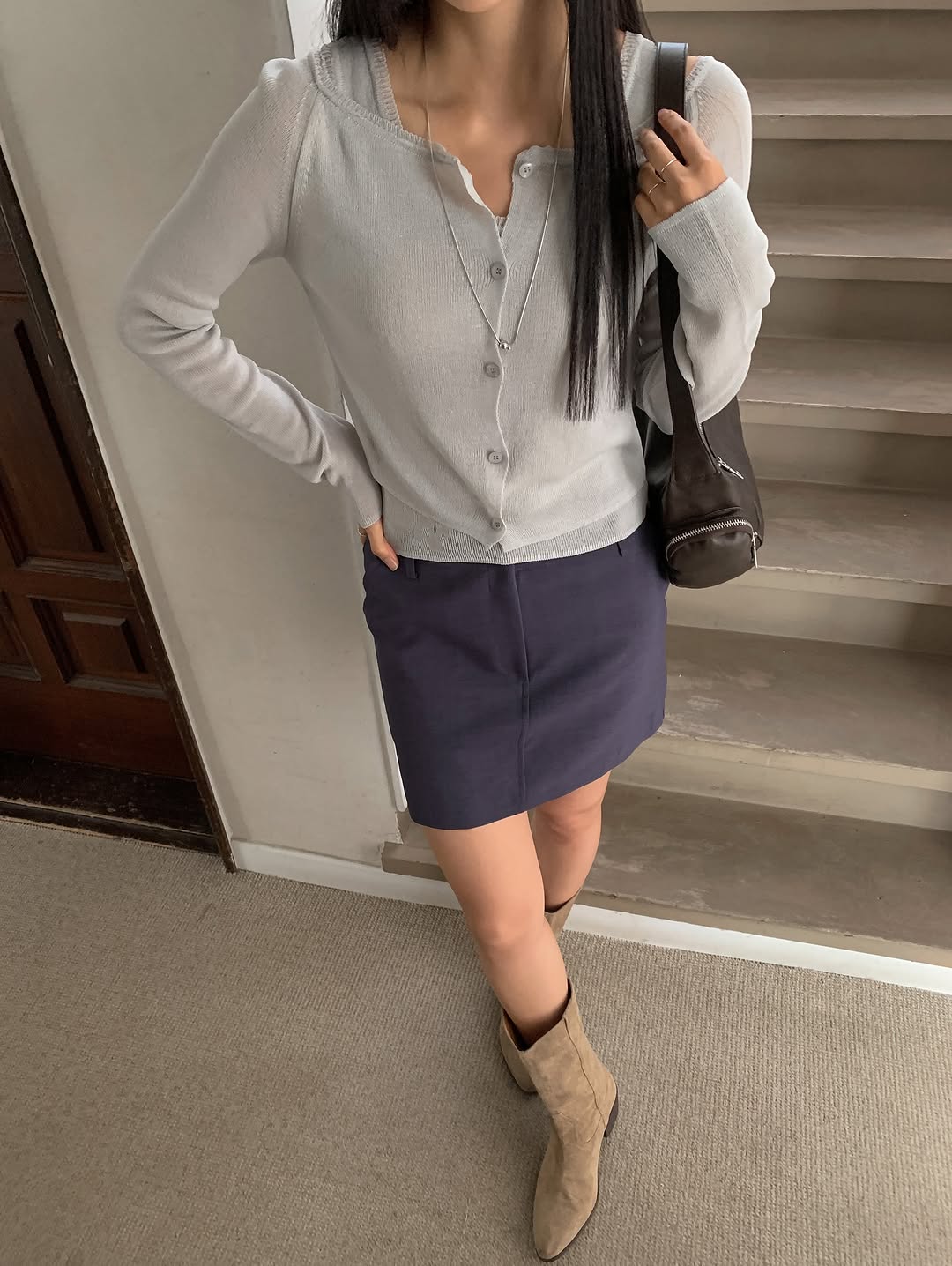 liana cardigan set