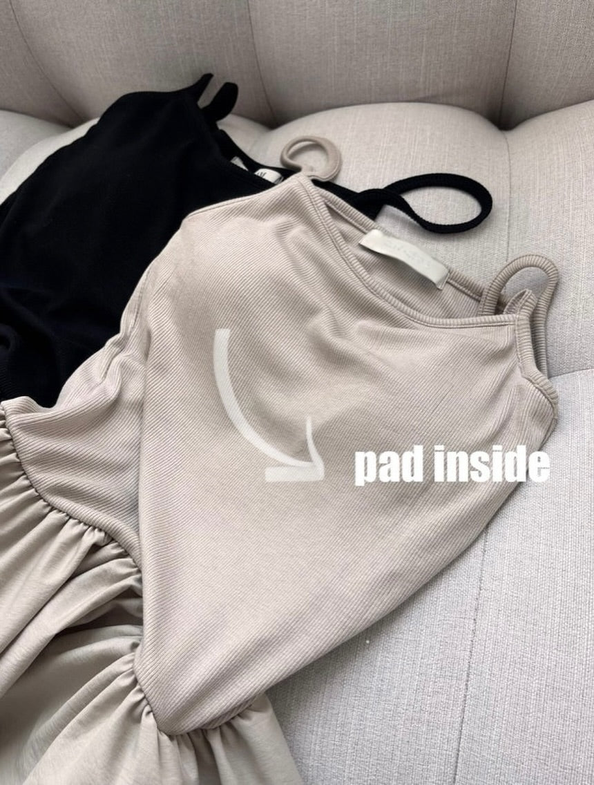 sol padded dress (pre-order)