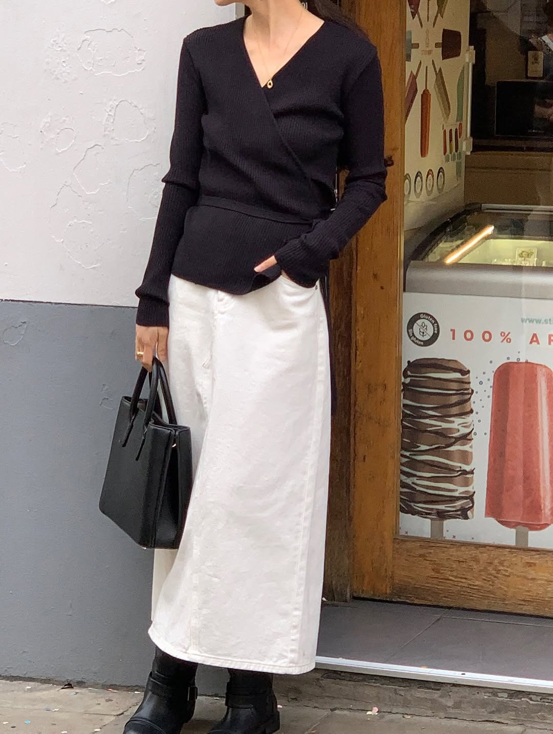 ella wrap knit