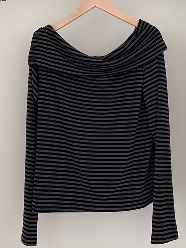 striped oraa top