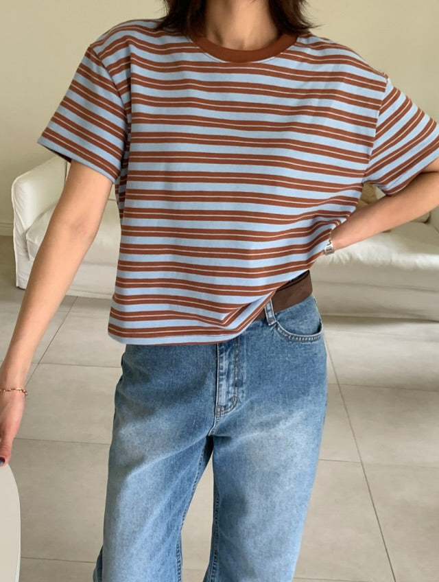 pani striped top ( pre-order )