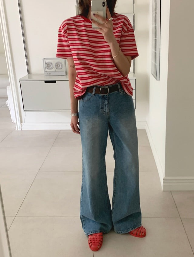 pani striped top ( pre-order )