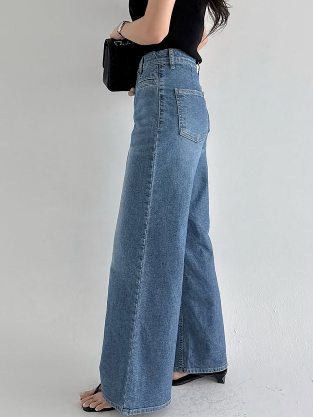 lip pocket banding pants