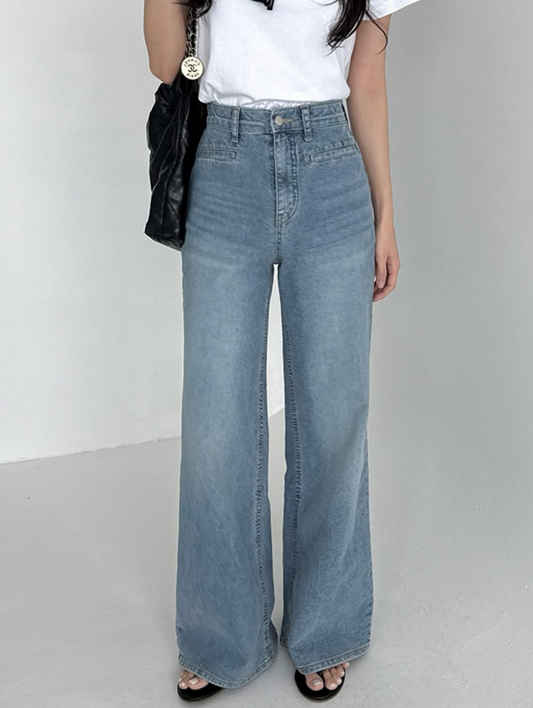 lip pocket banding pants