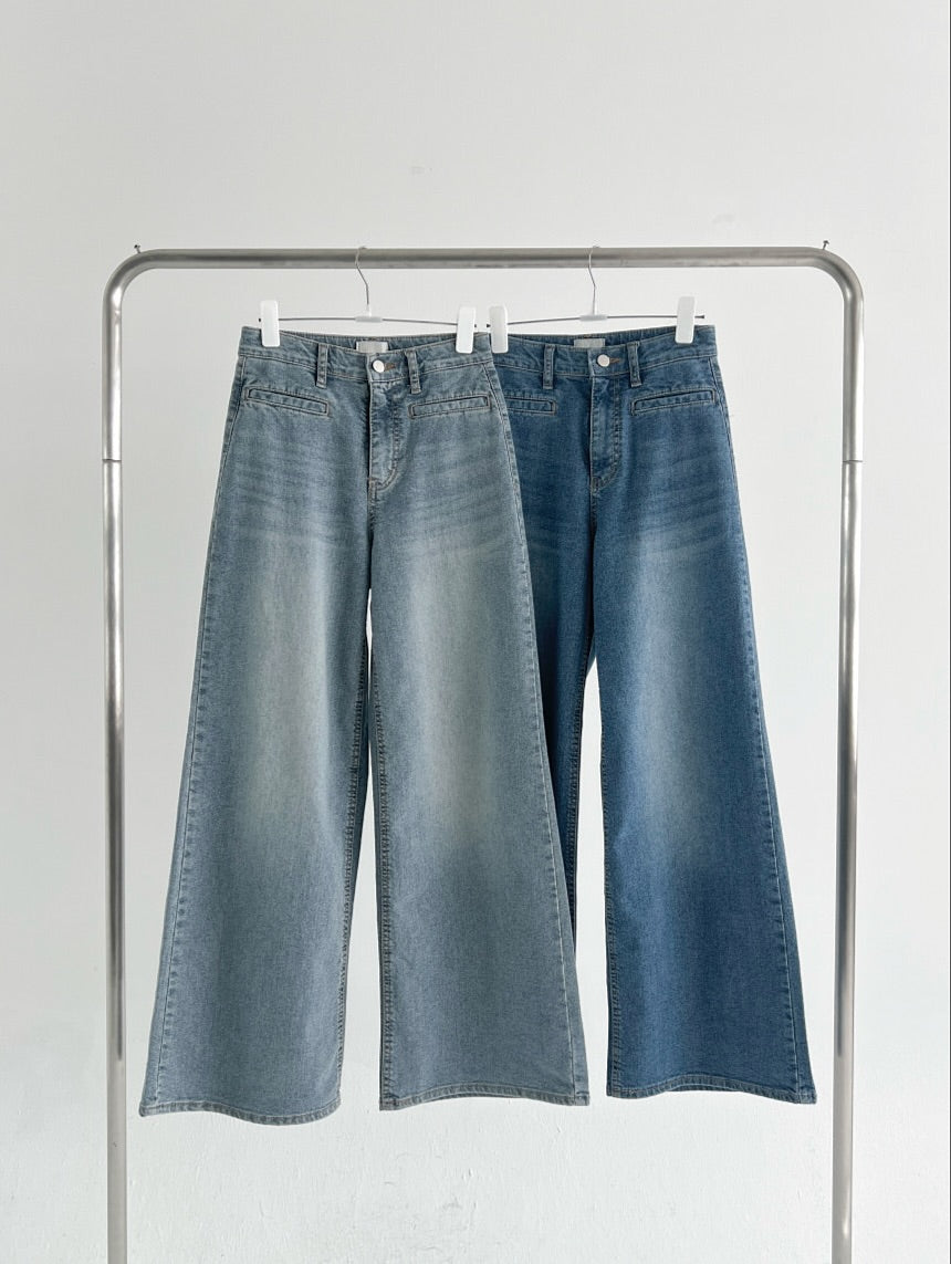 lip pocket banding pants