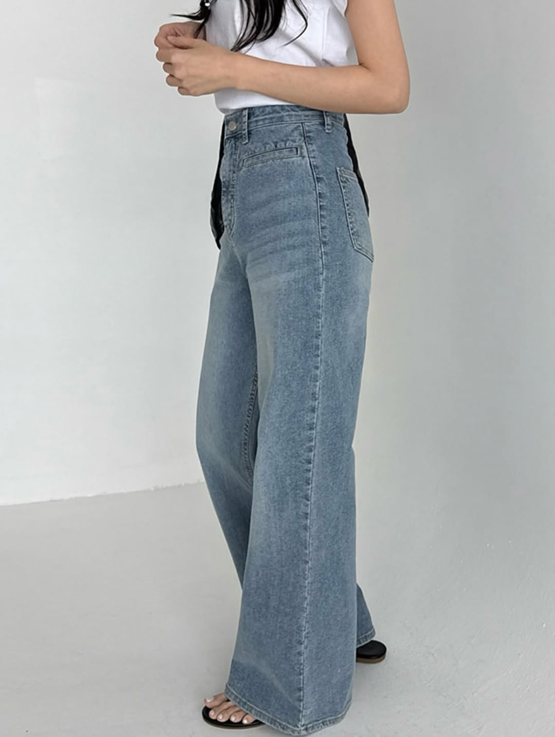 lip pocket banding pants