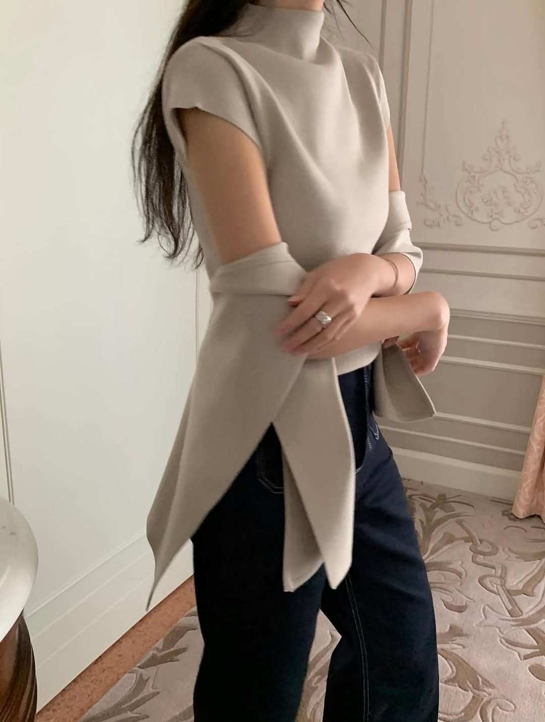 sage shawl knit set (pre-order)