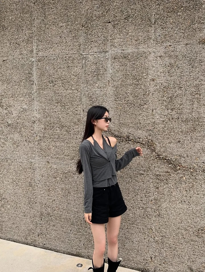velo layered cardigan (pre-order)