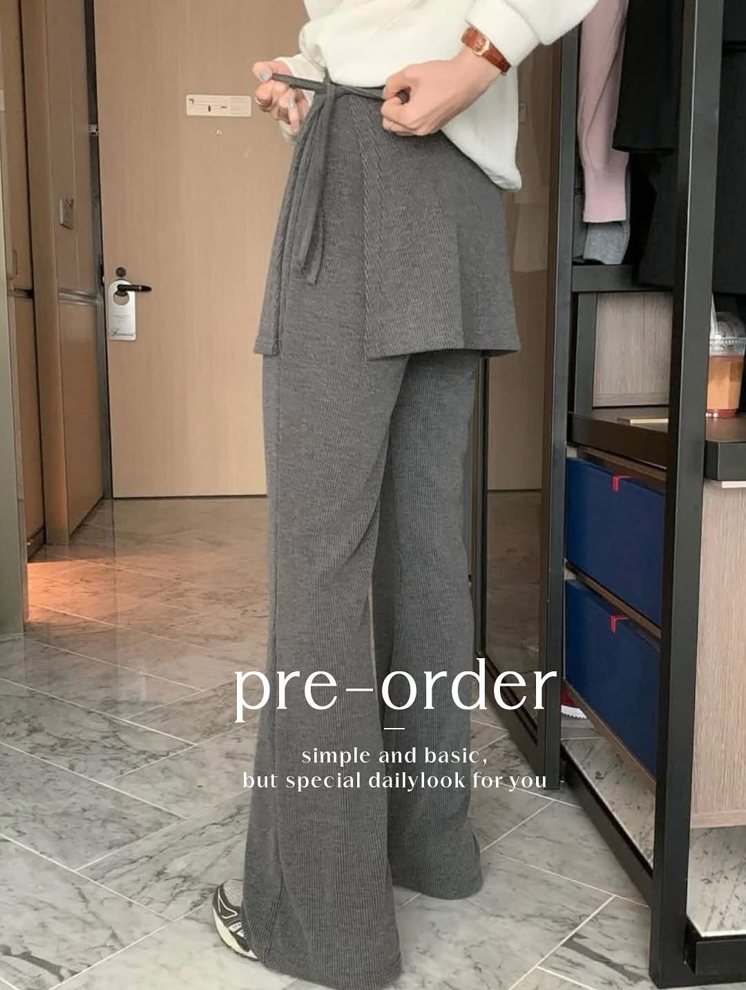 harri wrap skirt + pants (pre-order)