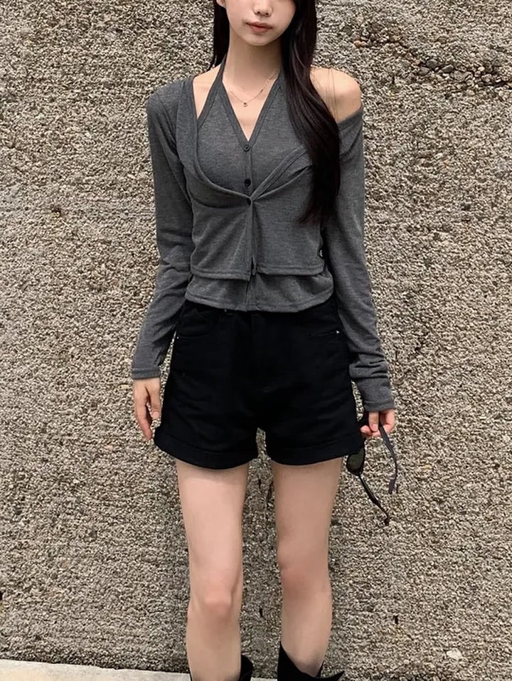 velo layered cardigan (pre-order)