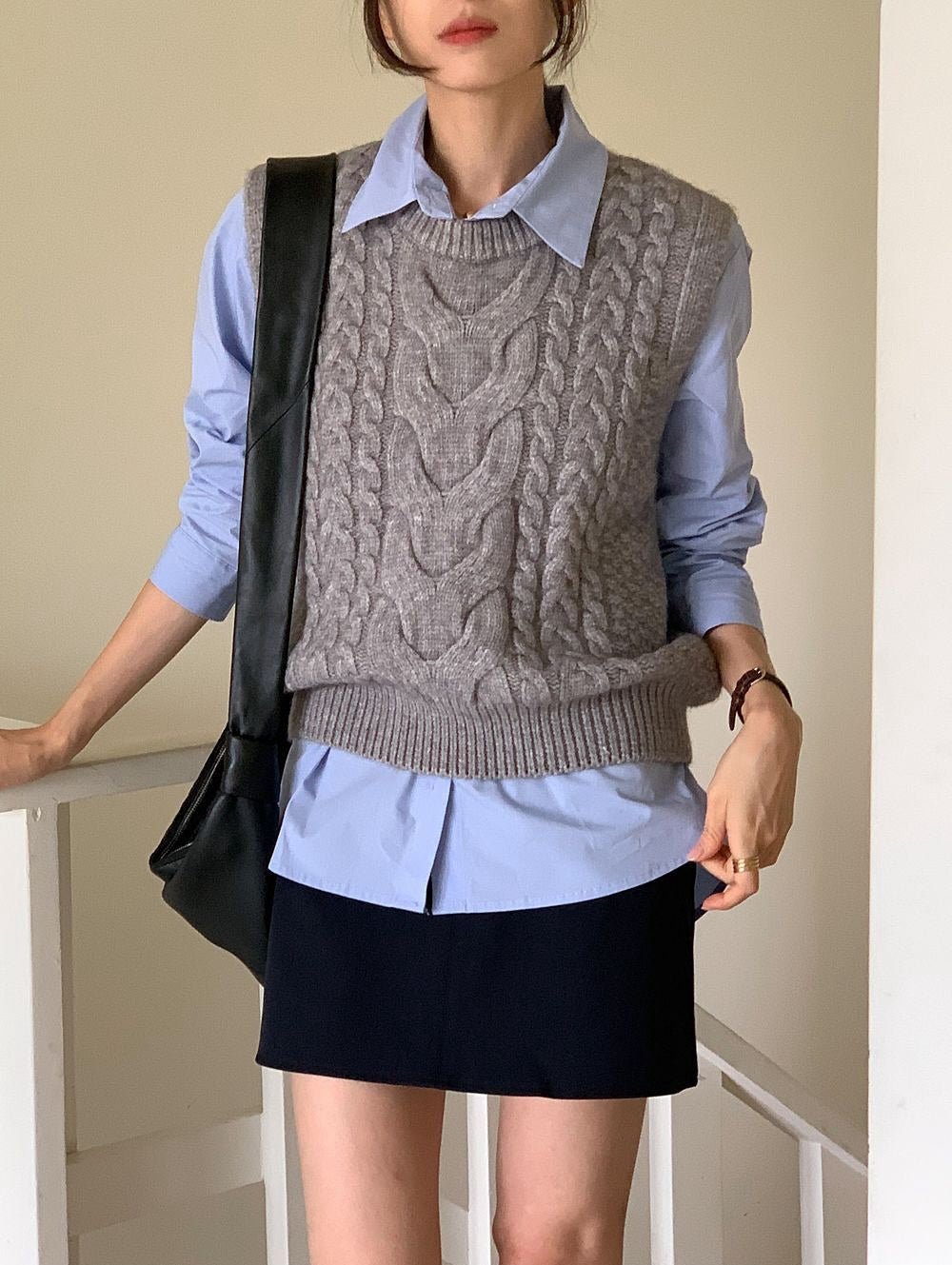 leni knit vest