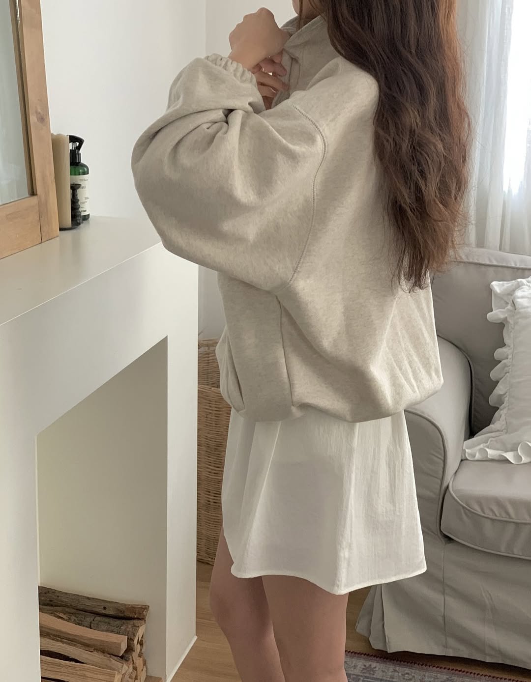 roman button top
