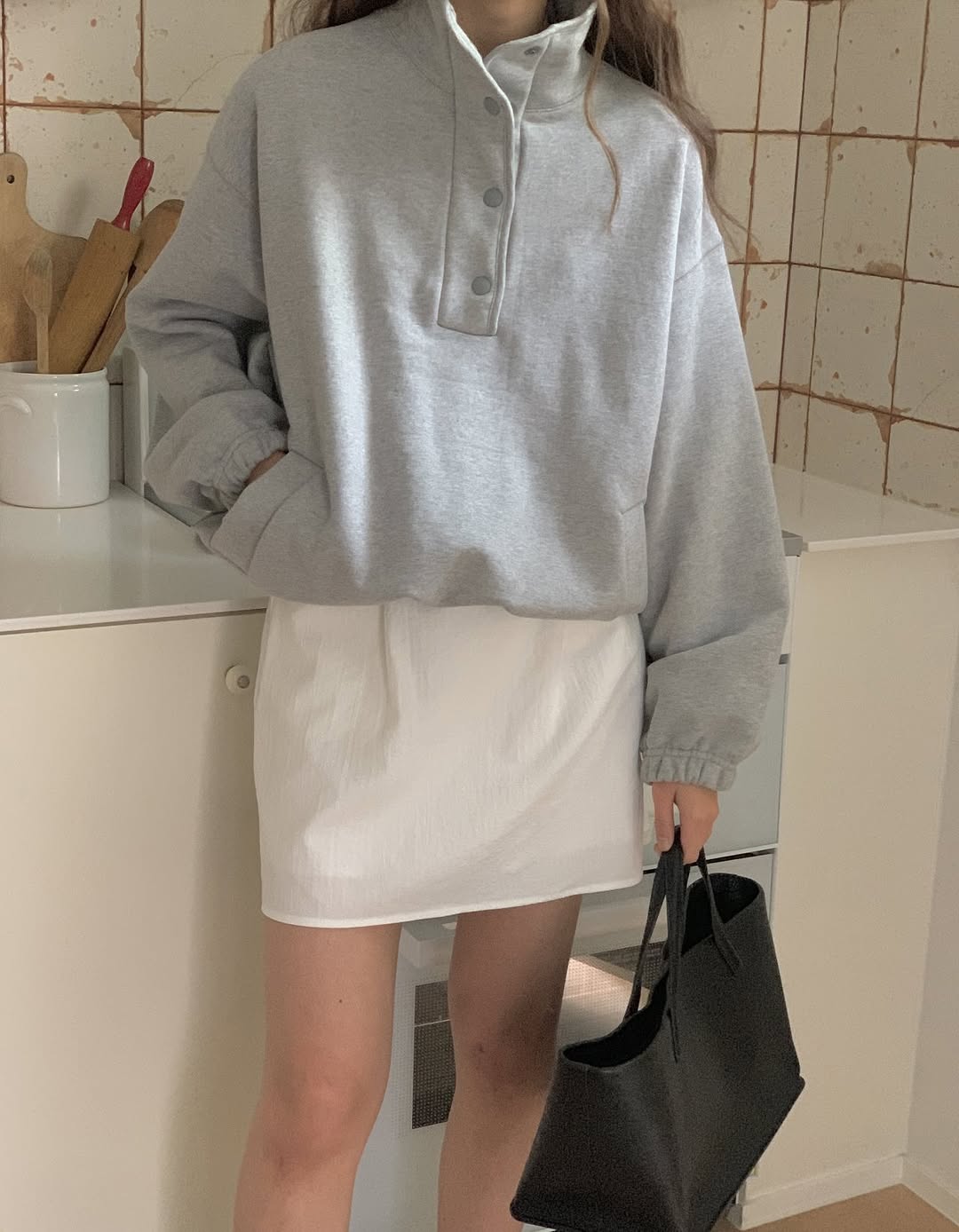 roman button top