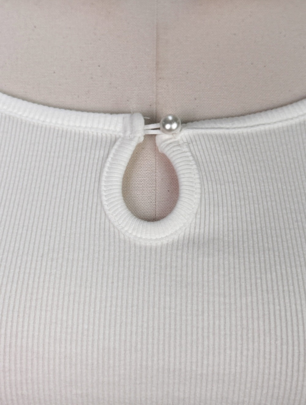 rene pearl button tee (pre-order)