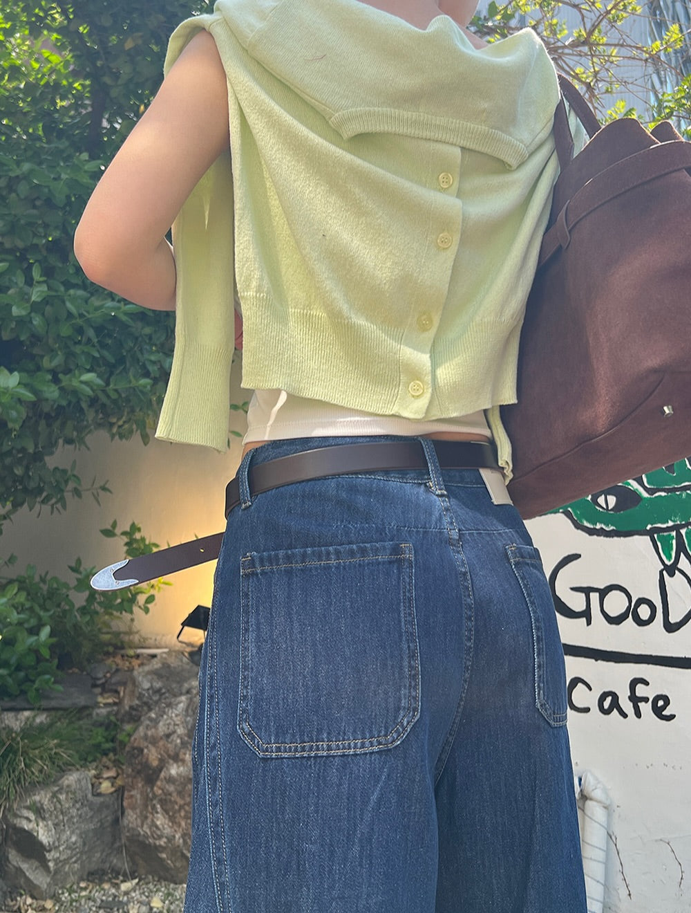 tencel soft denim slacks (pre-order)