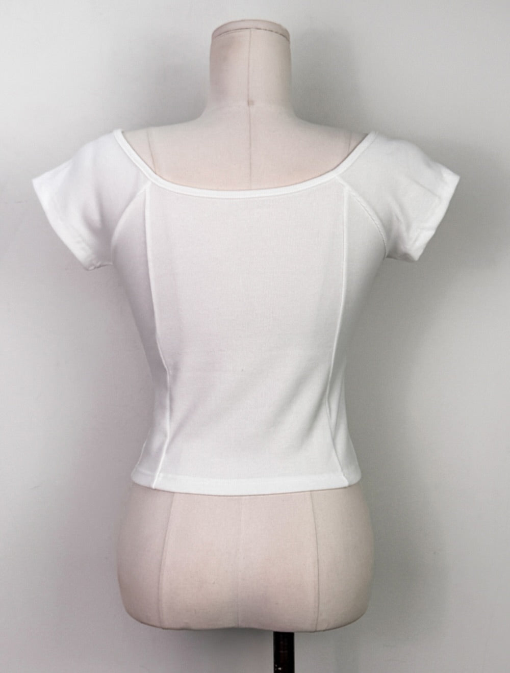 rene pearl button tee (pre-order)