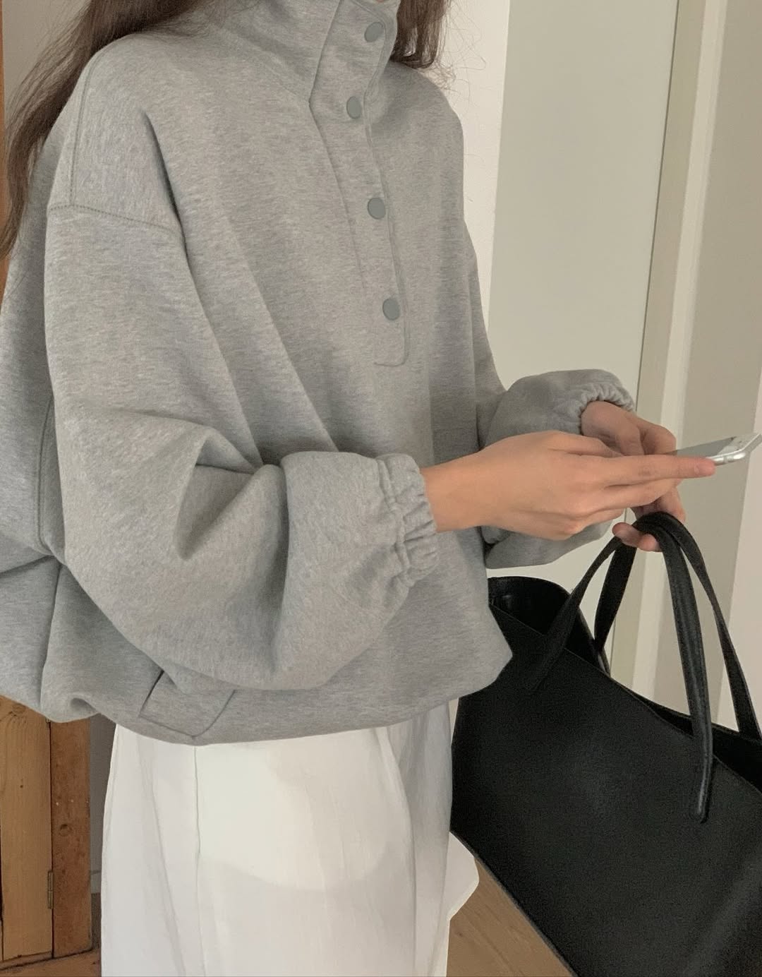 roman button top