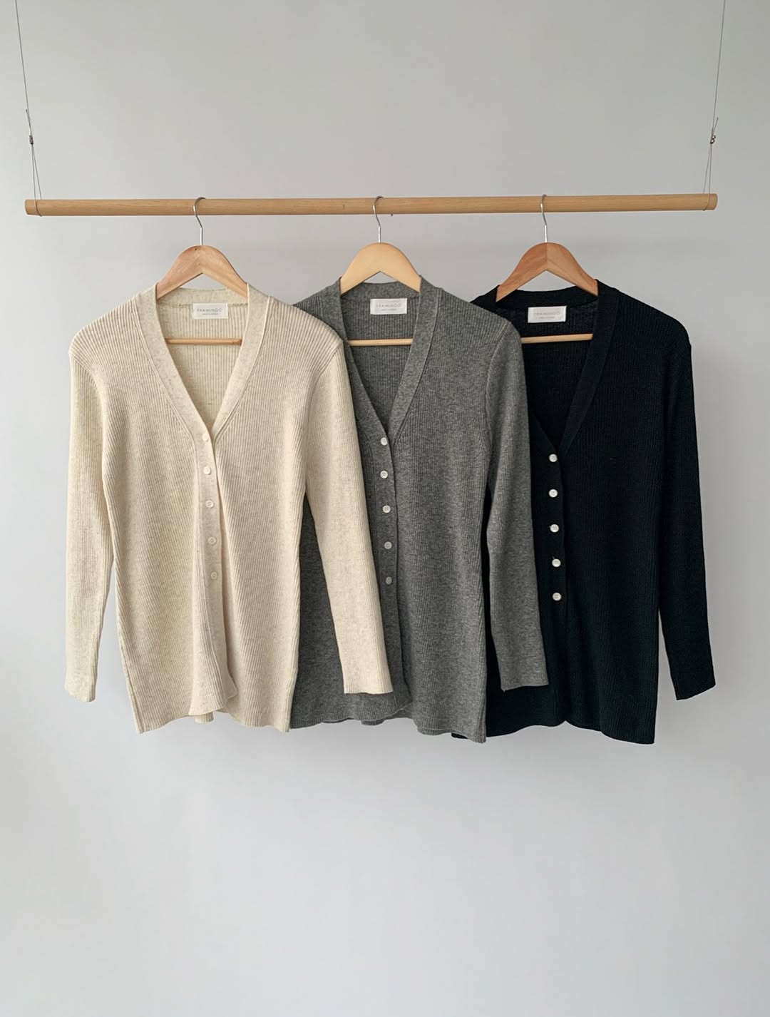 half slit cardigan (pre-order)