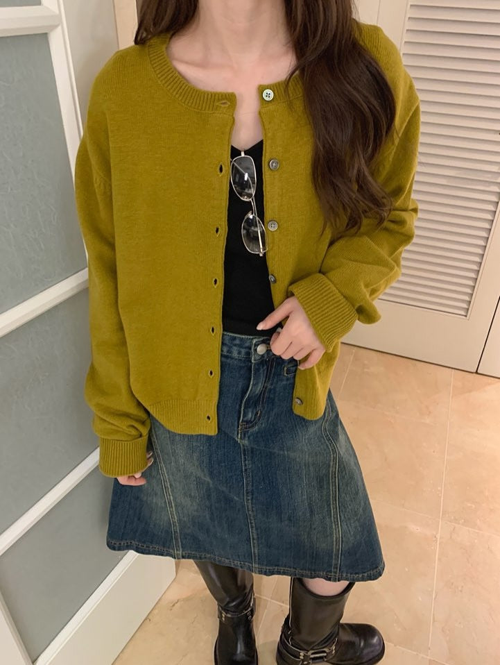 aveline wool cardigan