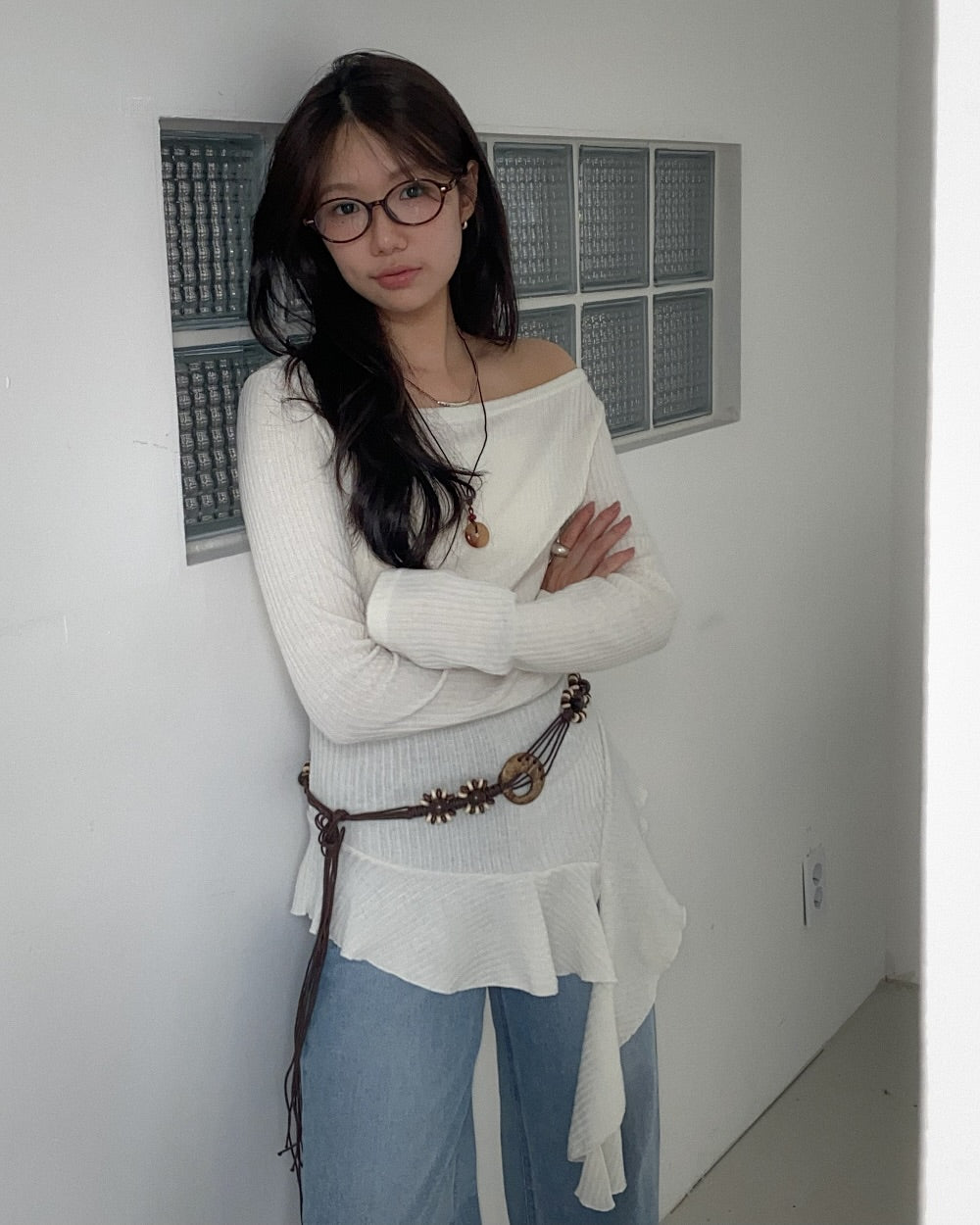 mei frill top