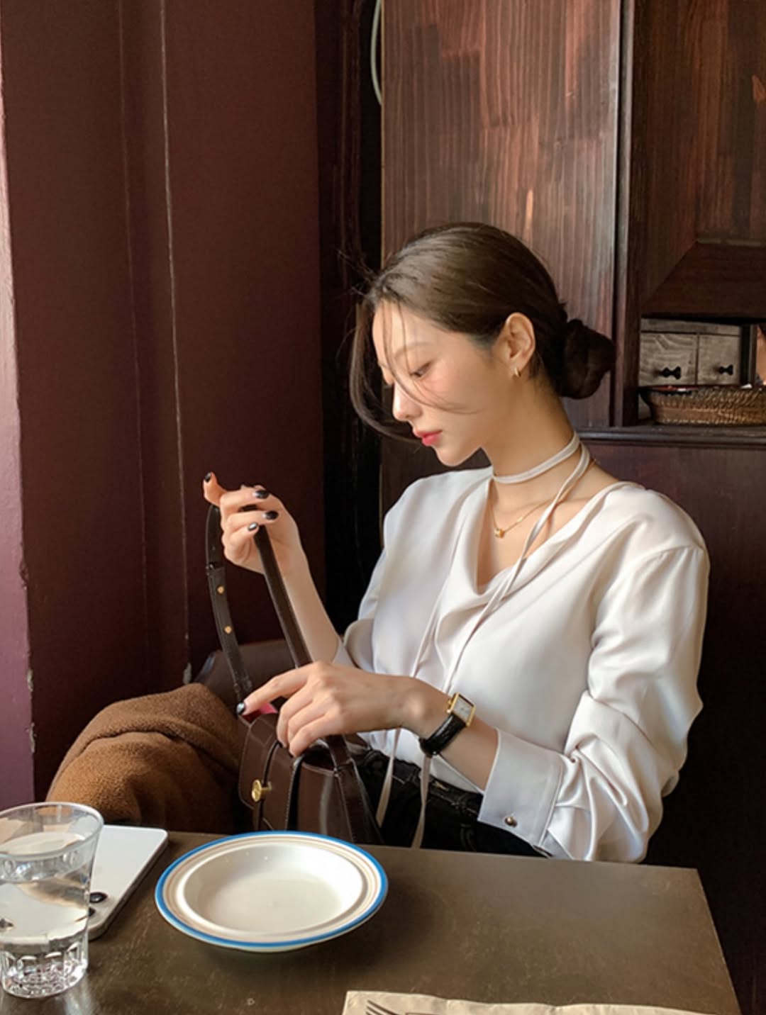 matise tie blouse (pre-order)