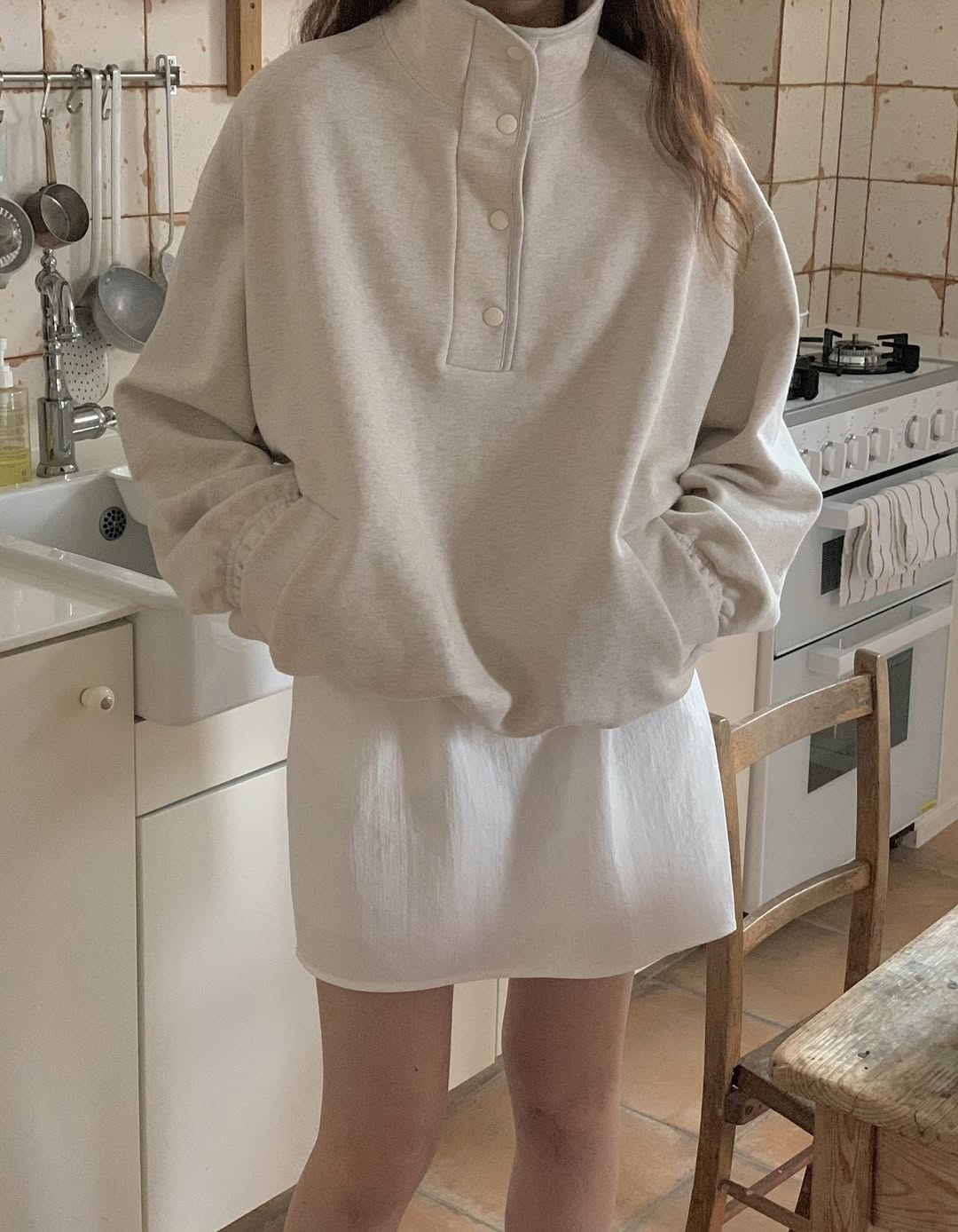 roman button top