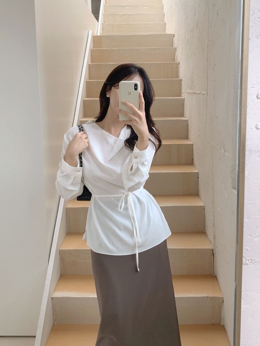 matise tie blouse (pre-order)
