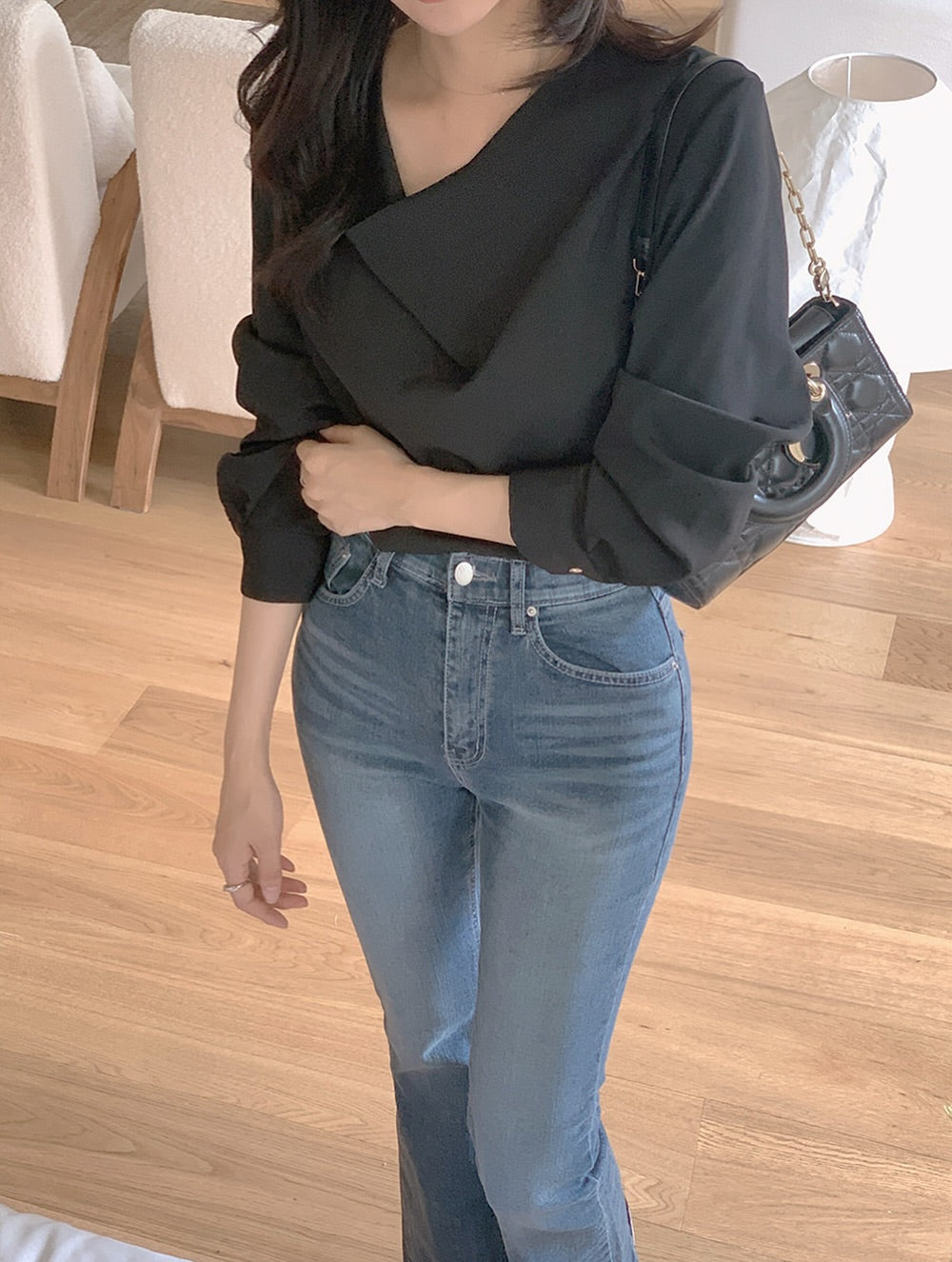 matise tie blouse (pre-order)