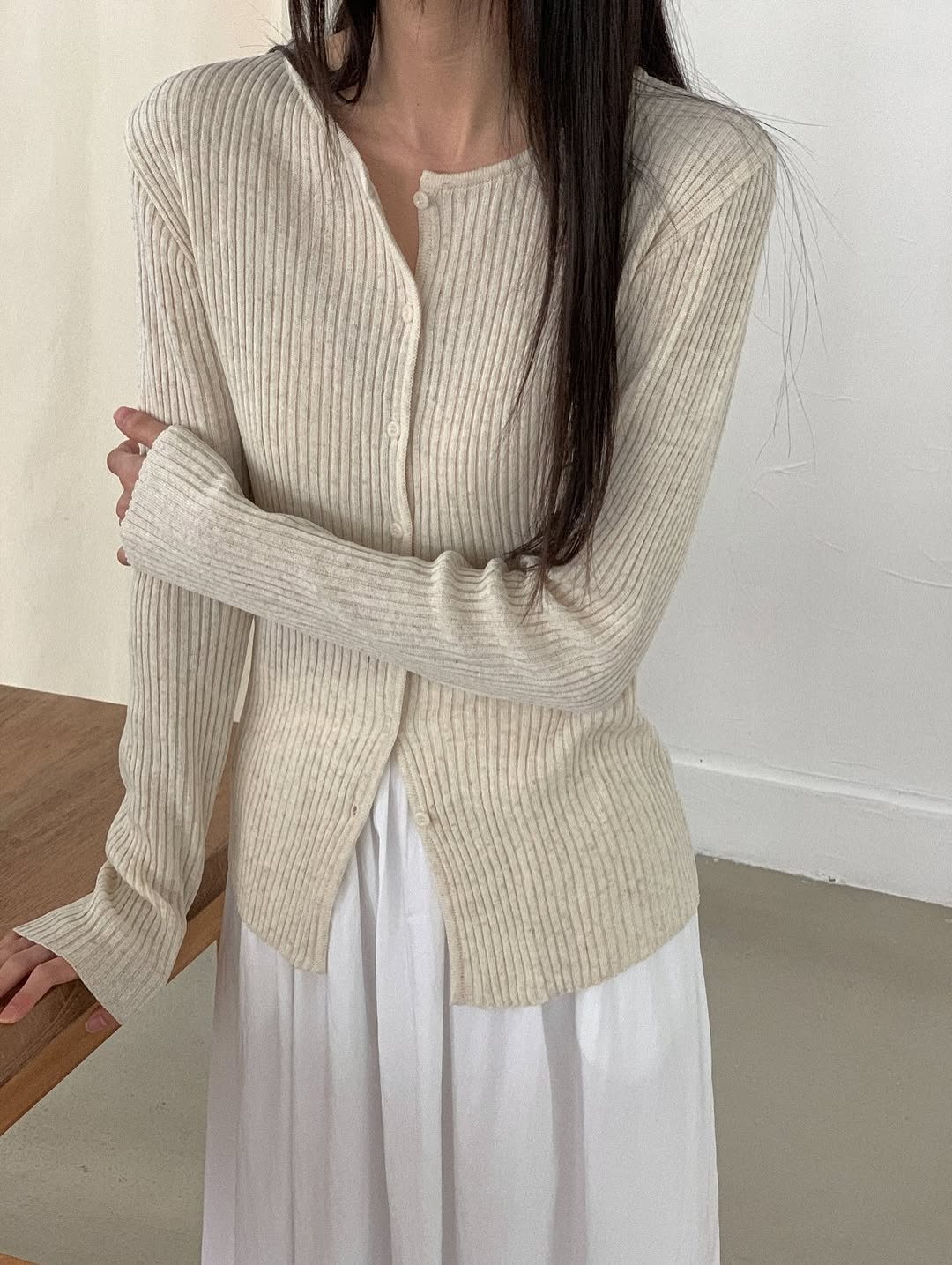 seta linen cardigan