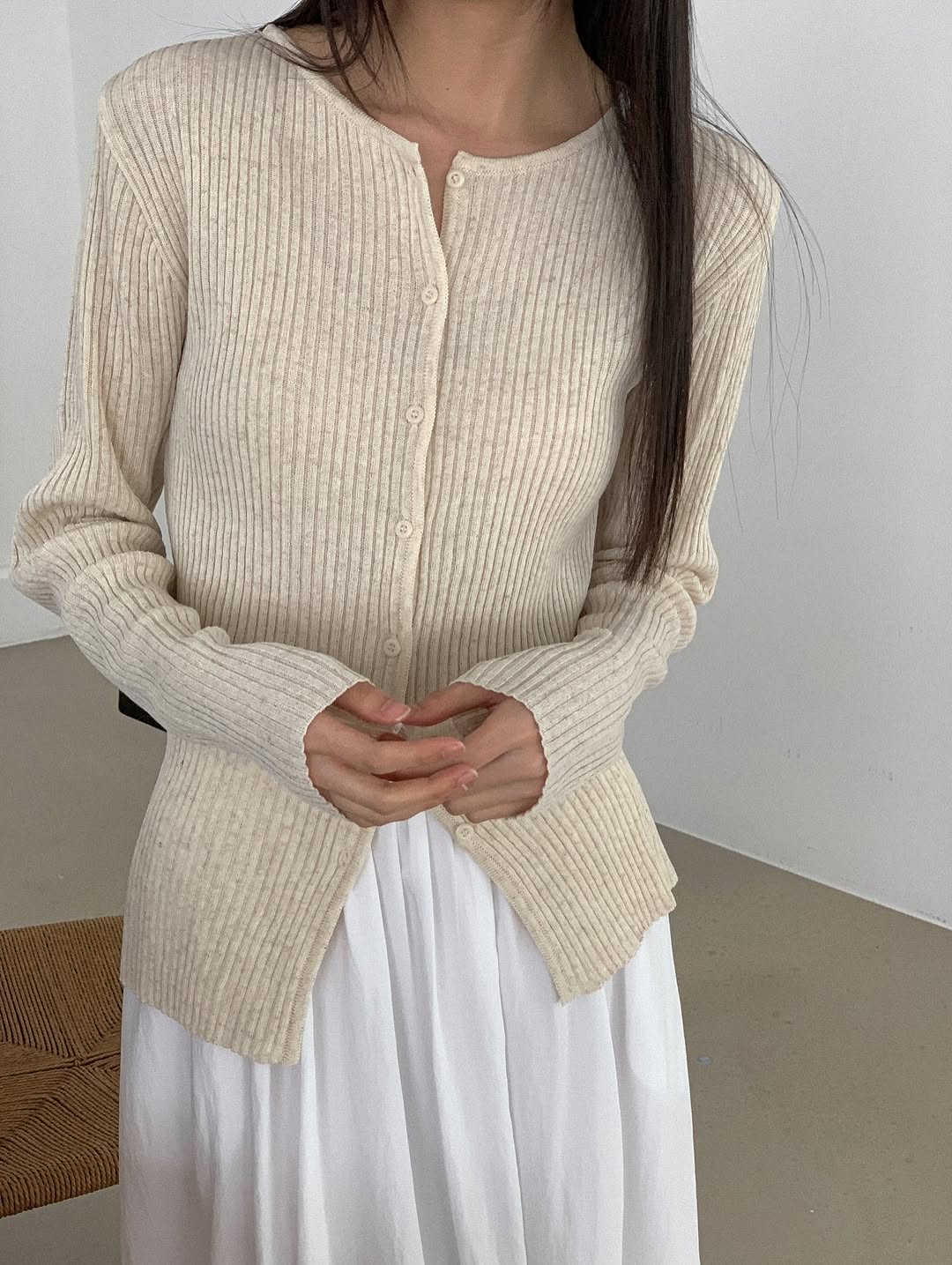 seta linen cardigan