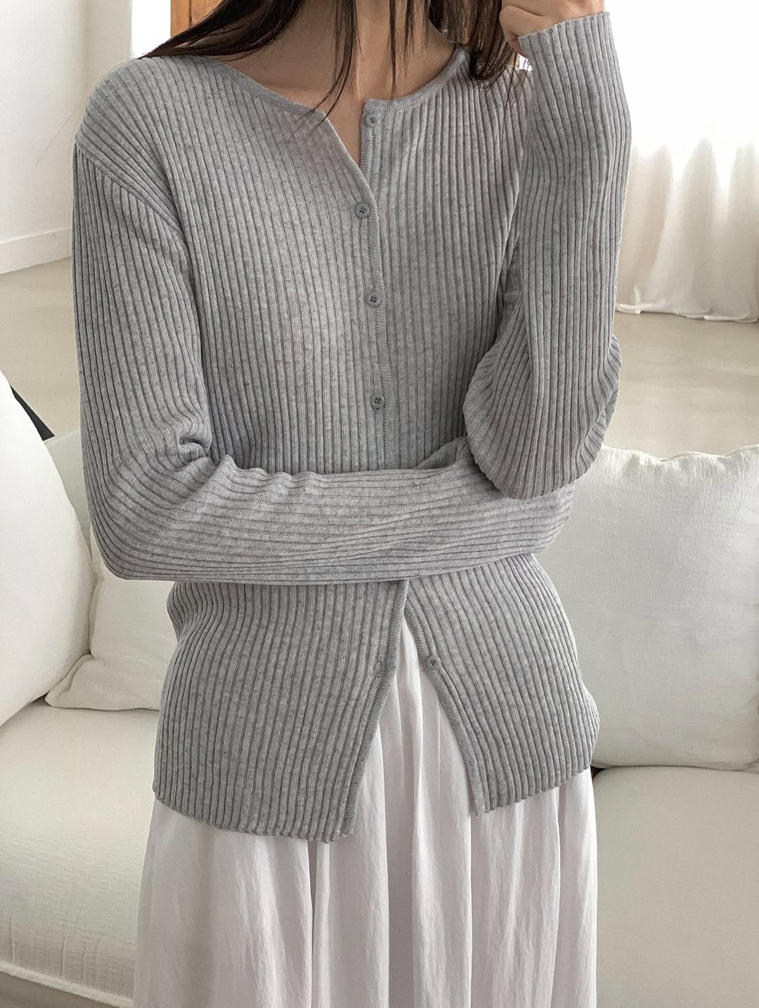 seta linen cardigan