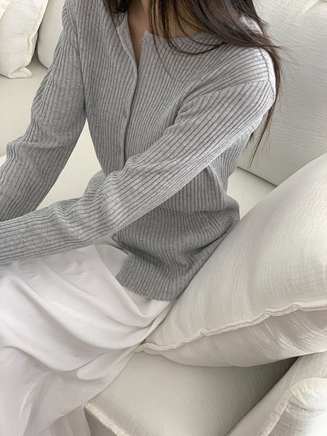 seta linen cardigan