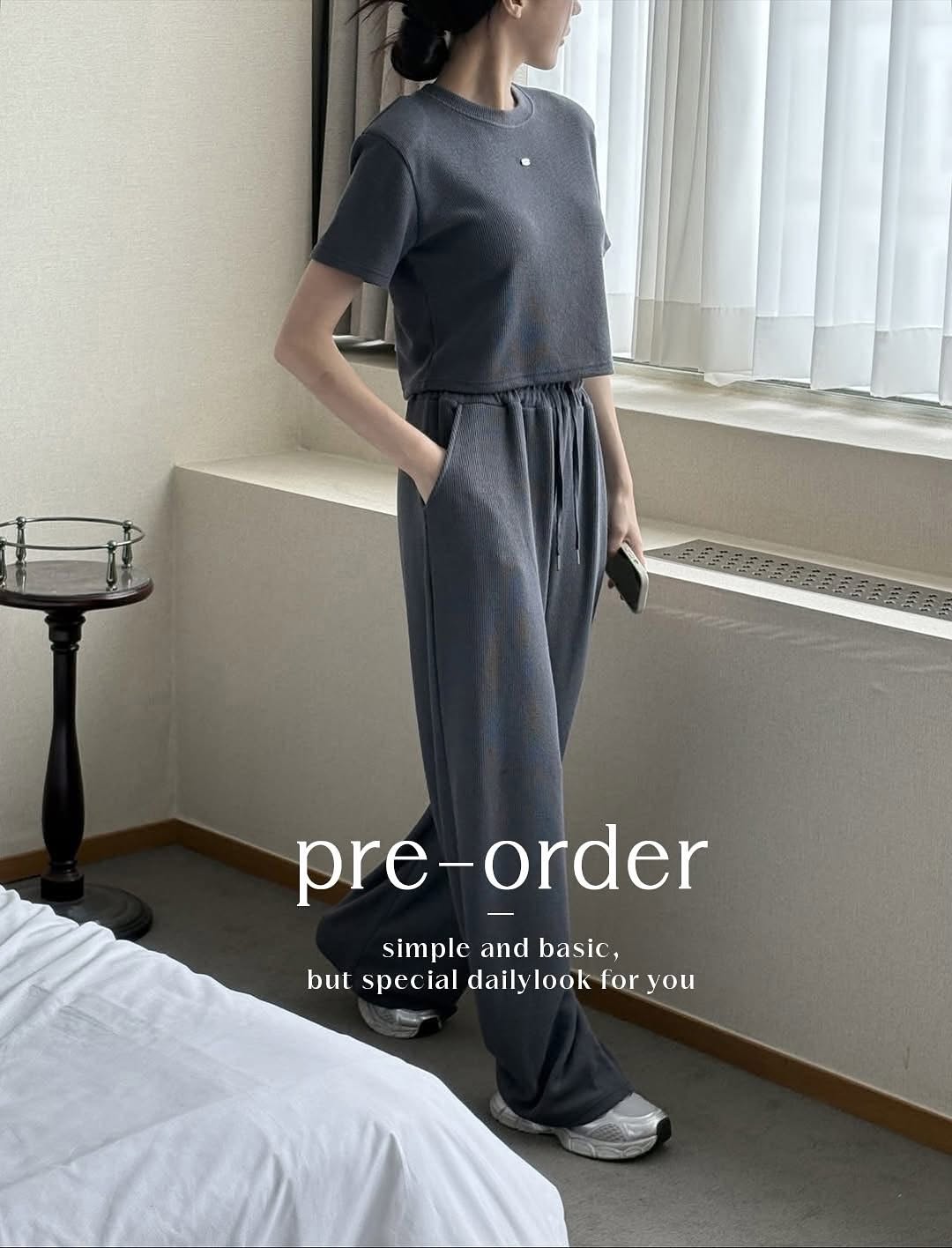 vero paded top + pants set (pre-order)