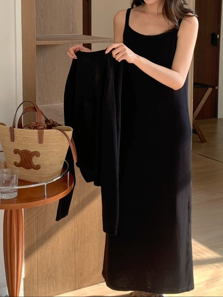 remi knit cardigan set (pre-order)