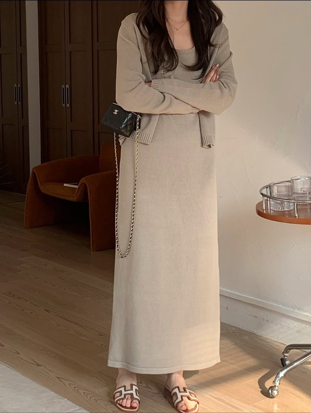 remi knit cardigan set (pre-order)