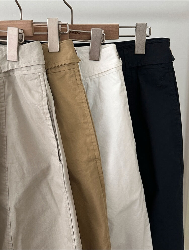 snap bermuda pants (pre-order)