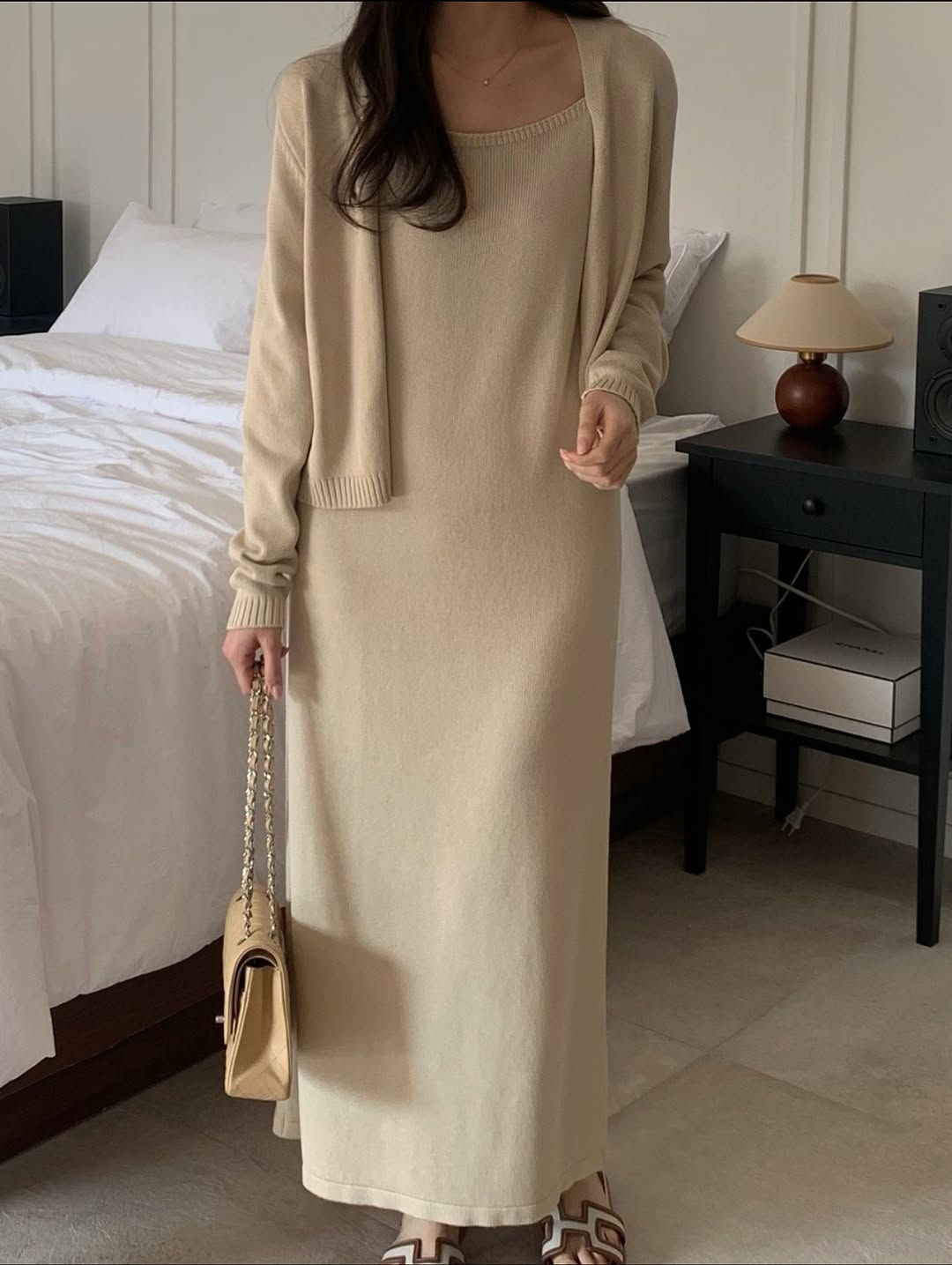 remi knit cardigan set (pre-order)