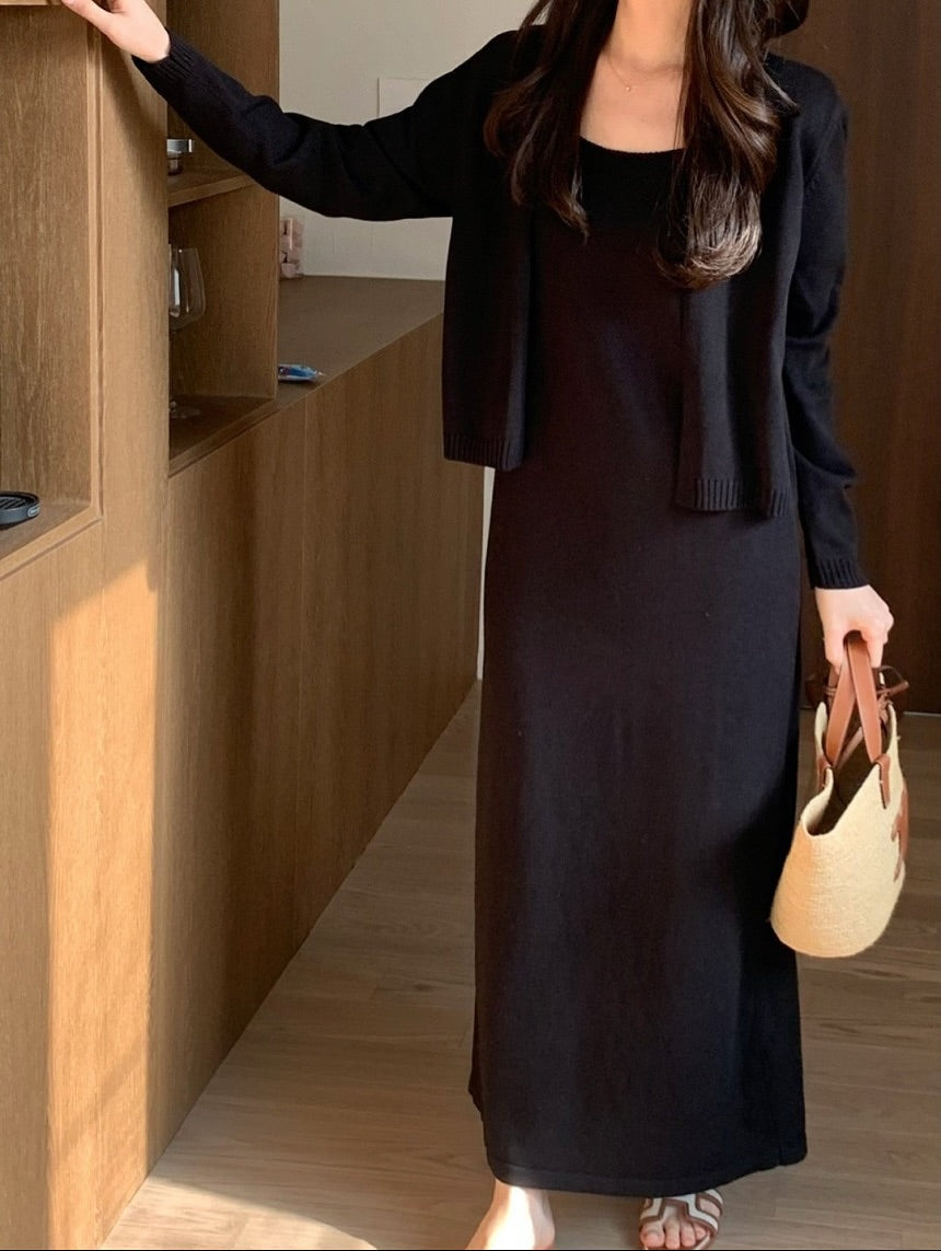 remi knit cardigan set (pre-order)