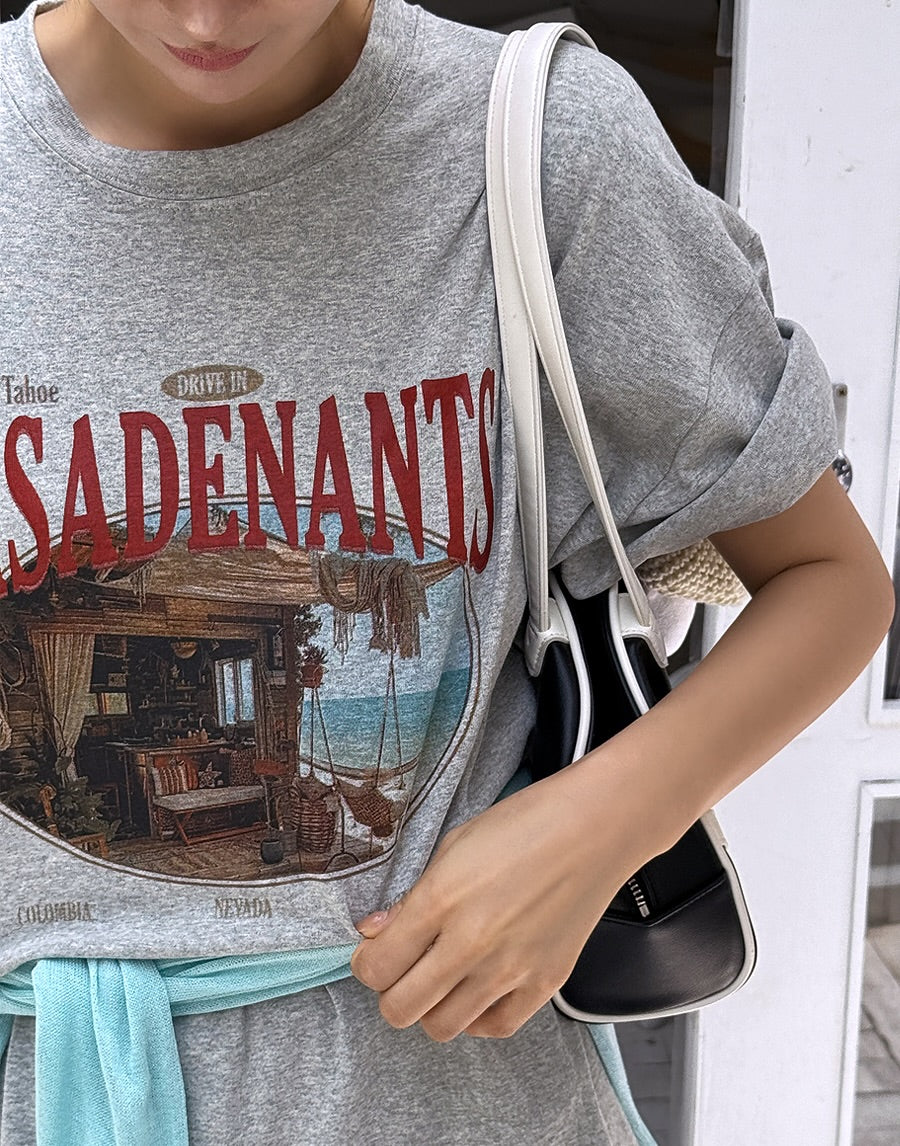 pasadena oversized tee