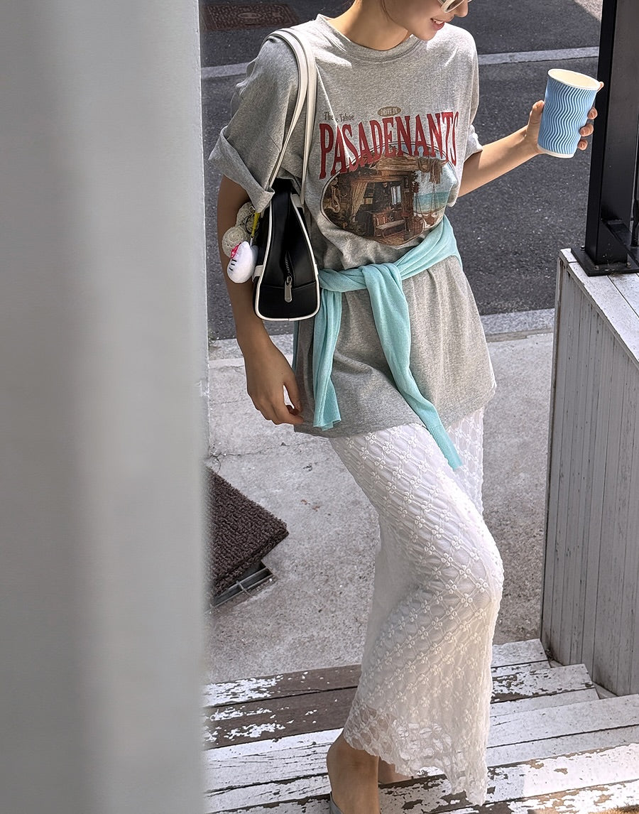 pasadena oversized tee